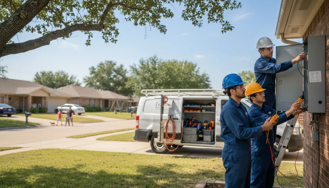 Certified electrician providing emergency electrical services in Pindall, AR